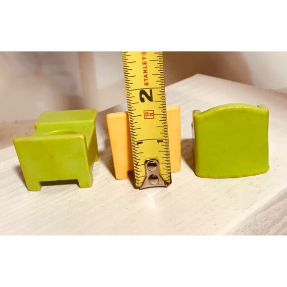 Vintage Fisher-Price Little People  Set Of 3 Chairs Arm Chair Teachers Chair Stu - Picture 5 of 6